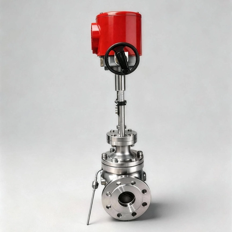 Electric Temperature Control Valve Electric Temperature Control Valve with Flange Ends